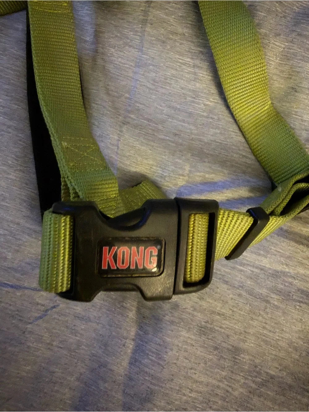 NEW! KONG Dog Harness Size XL Green Black Padded Handle Adjustable